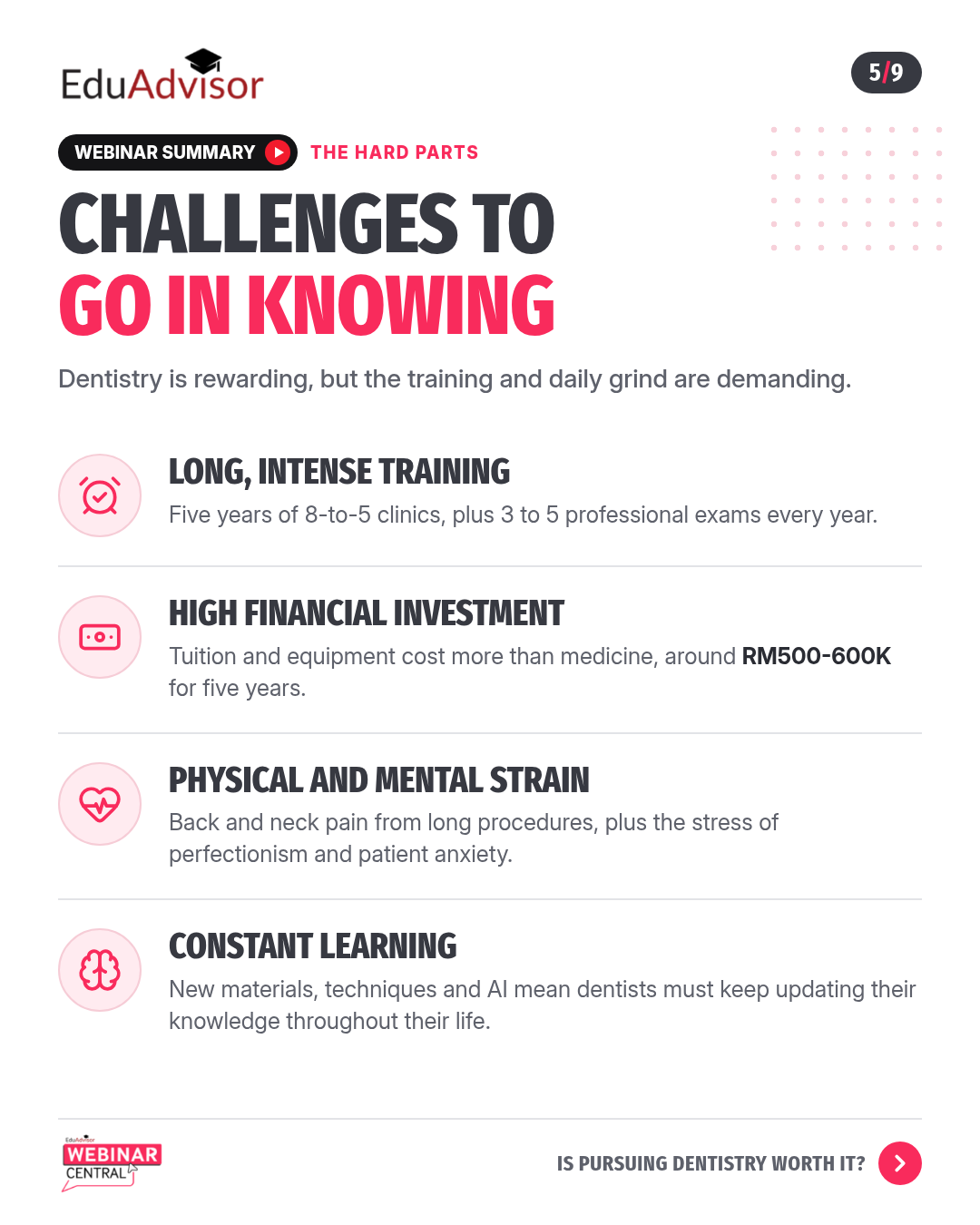 Slide 5: Challenges to go in knowing