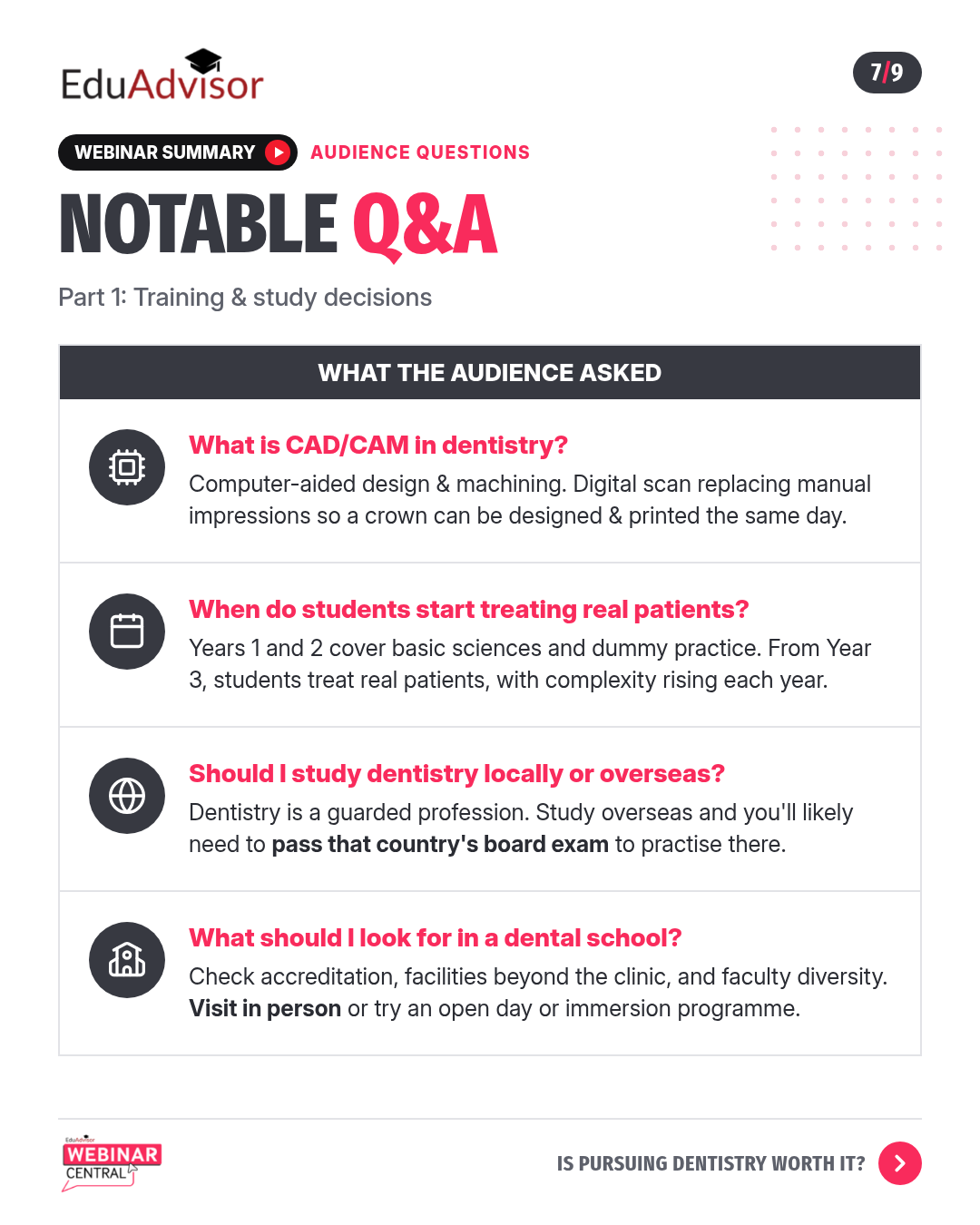 Slide 7: Q&A part 1